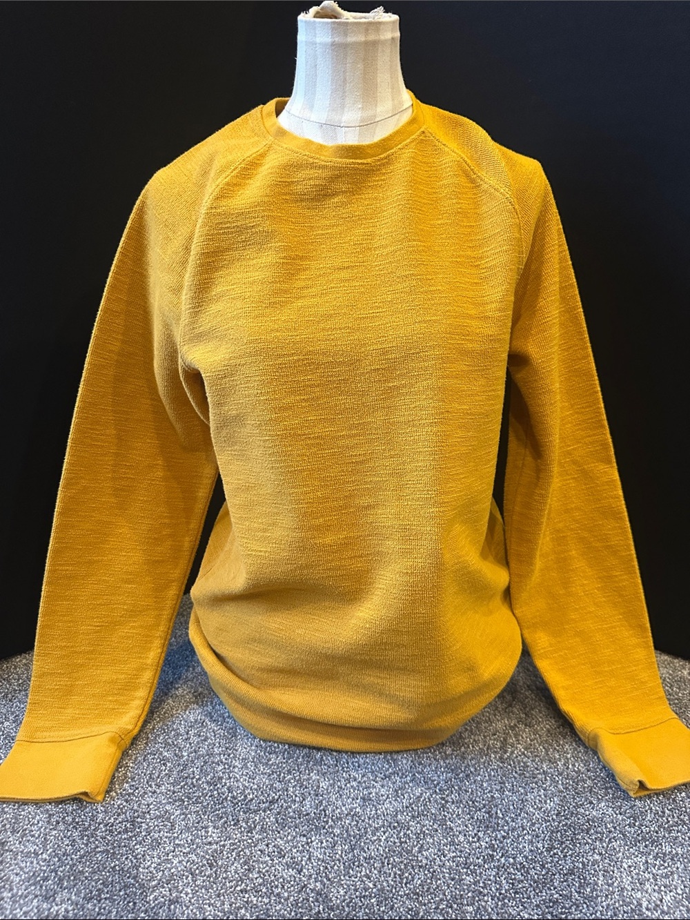Goodfellow & Co Men's Mustard Yellow Crewneck Sweater